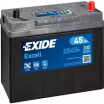 Аккумуляторная батарея 12в 45а/ч 330А п.т., о.п., яп. кл. EB456 Exide (мини-фото №1)